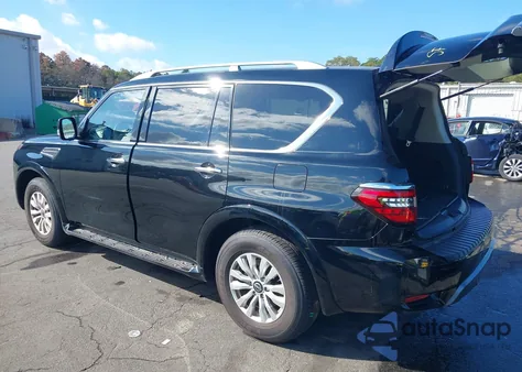 2024 Nissan Armada Sv 4Wd из США, поврежденный, VIN JN8AY2AD6R9706980